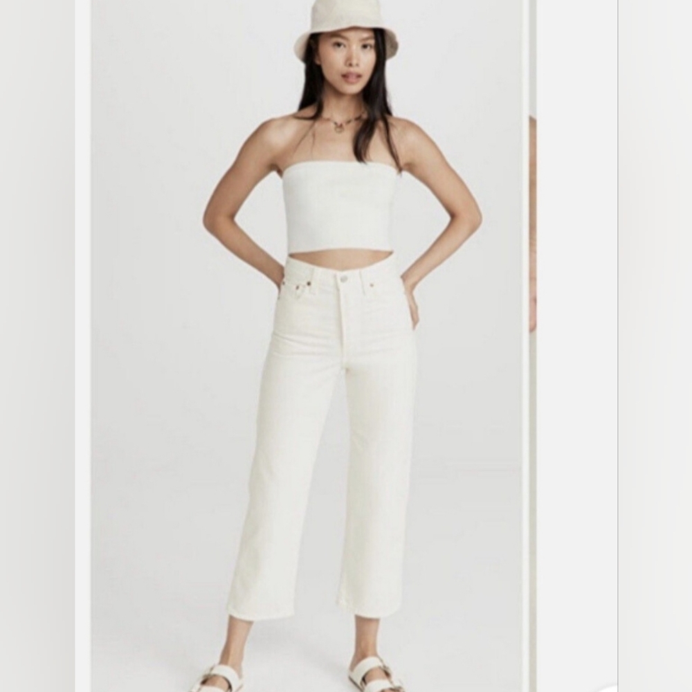 (Ew)Levi's ladies Ribcage straight ankle jeans